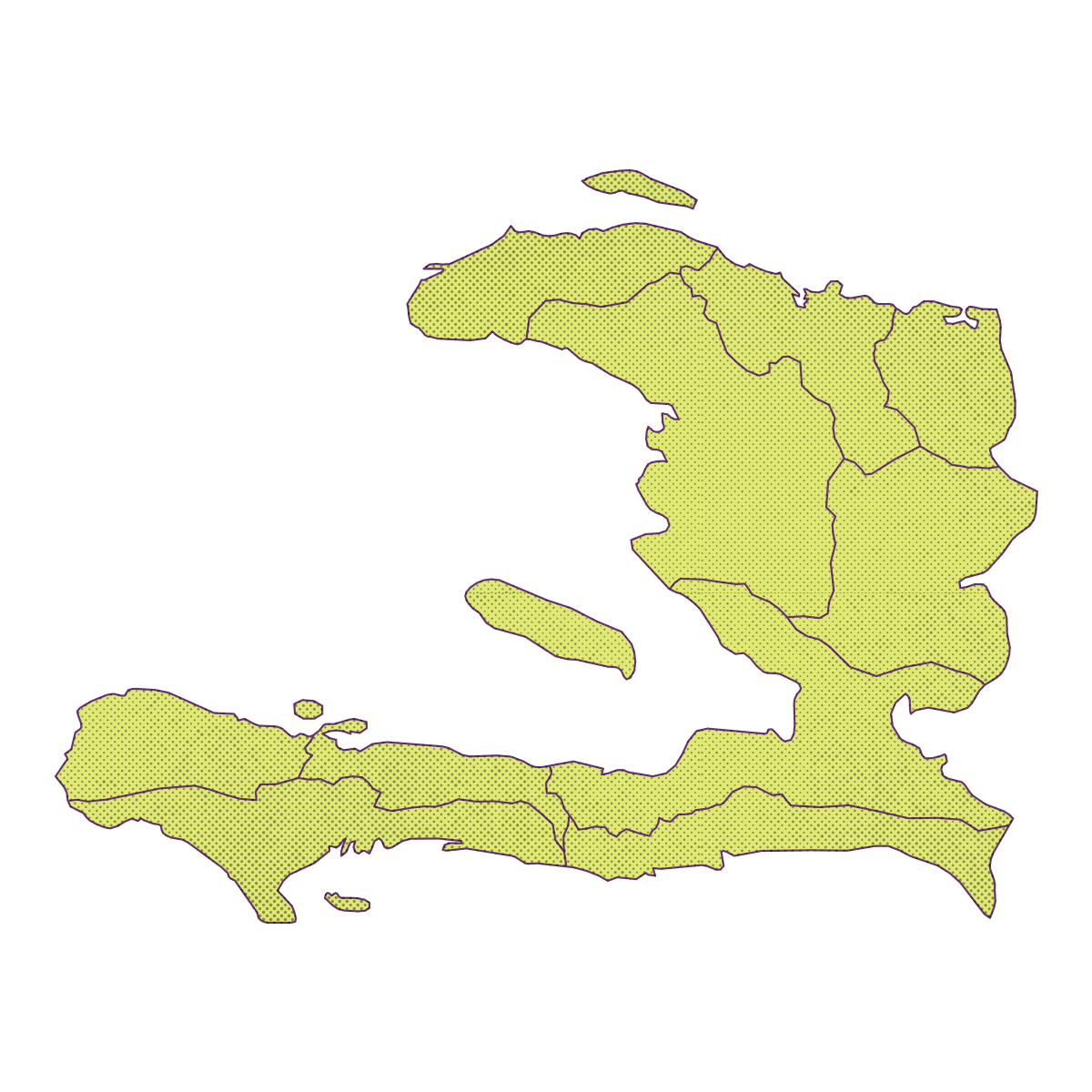 map haiti