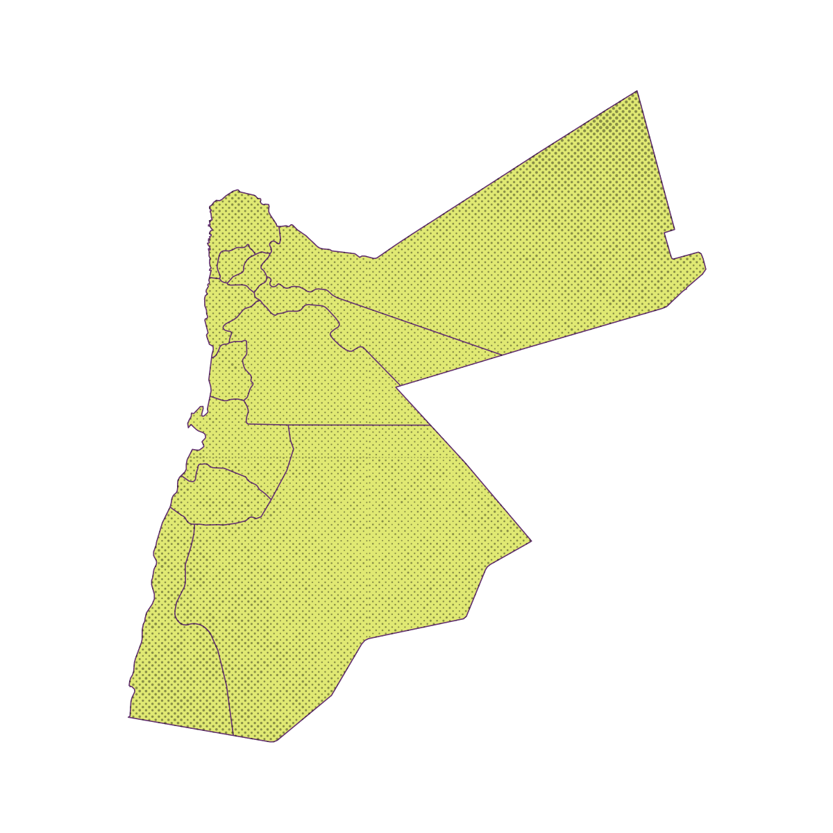 map jordan
