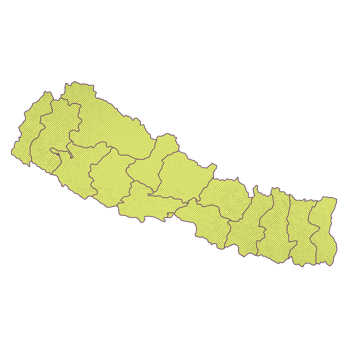 map nepal