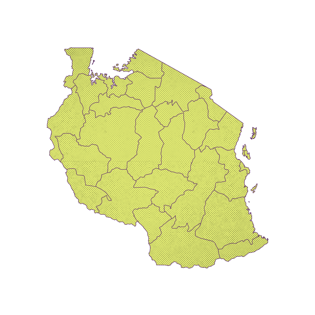 map tanzania